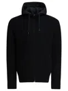 Herno Giacca In Maglia Pettorina Nylon In Black