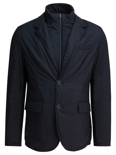 Herno Ecoage Blazer Jackets And Coats Blue