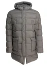 Herno Hooded Coat In Green