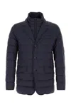 Herno La Giacca Water Resistant Down Blazer With Removable Bib