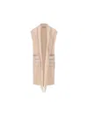 Herno Beige Warmy And Nylon Waistcoat In Beige