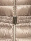 Herno Quilted Beige Puffer Jacket With Belted Waist In Beige