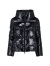 Herno High Collar Quilted Down Jacket In Black