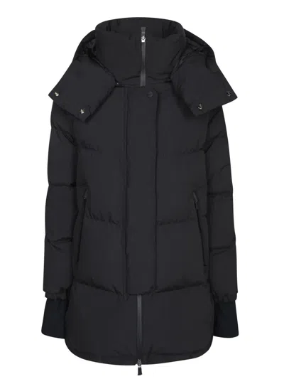 Herno Quilted Down Jacket With Detachable Hood In Black