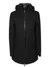 Herno Padded Hooded Coat In Black