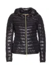 Herno Angela Quilted Puffer Jacket In Black