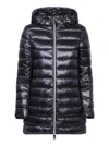 Herno Hooded Puffer Coat In Black