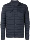 Herno La Camicia Water Repellent Puffer Jacket In Blue