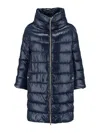 Herno Cleofe Down Jacket In Nylon In Blue