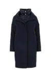 Herno Coat Insert Down Jacket In Blue