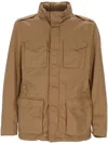 Herno Field Jacket In Tigri In Brown