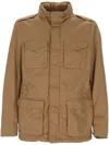 Herno Field Jacket In Tigri In Brown