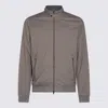 Herno Bomber Jacket In Gray