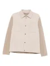 Herno Tailored Blazer With Chest Pockets And Collared Neck In Pink