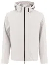 Herno Grey Lightweight Jacket With Design In Gray
