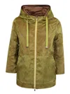 Herno Reversible Hooded Jacket In Green