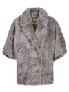 Herno Short-sleeved Jacket In Grey