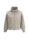 Herno Tortora Short Jacket In Grey