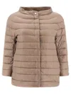 Herno Nylon Lightweight Cape In Grey