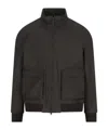 Herno Bomber 3 Layers Wool Storm Loro Piana Jackets Brown In Multi