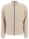 Herno Bomber Jacket In Ecoage In Neutral