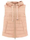 Herno Reversible Sleeveless Jacket In Pink