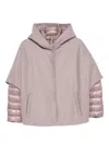 Herno Women Hooded Puffer Jacket In Pink