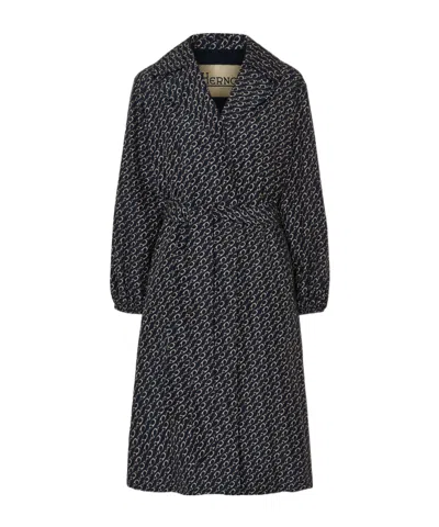 Herno Printed Coat In Multi