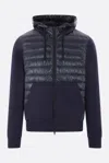 Herno Padded Jackets With Hood And Pockets In Blue