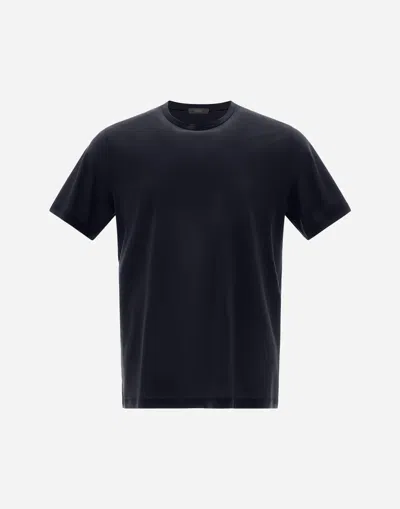 HERNO JERSEY CREPE T-SHIRT