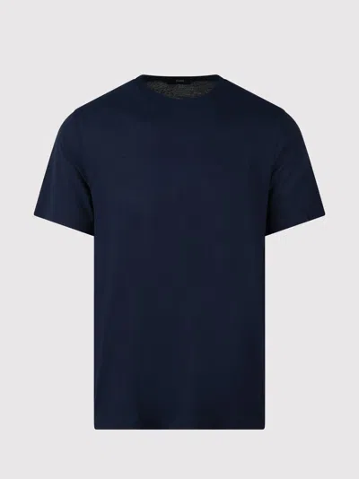 Herno Jersey Crepe T Shirt T-shirts Blue