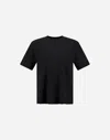 Herno Jersey Knit Effect T-shirt In Black
