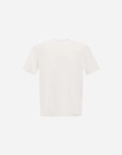 Herno T-shirt Aus Superfine Cotton Stretch Und Light Scuba In Multi