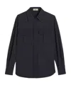 Herno Jersey Overshirt In Blue