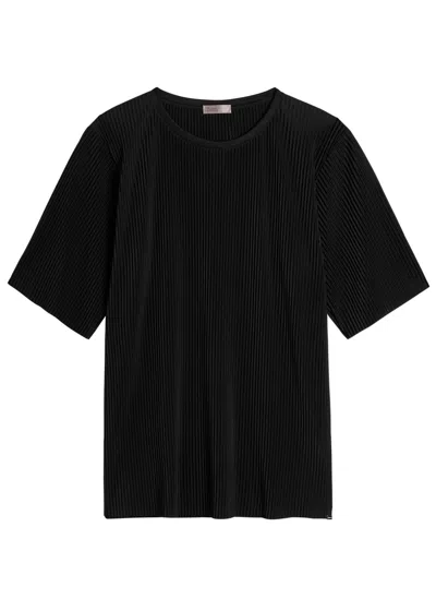 HERNO HERNO JERSEY PLISSÉ T-SHIRT