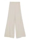 Herno Wide-leg Woven Trousers In Neutral