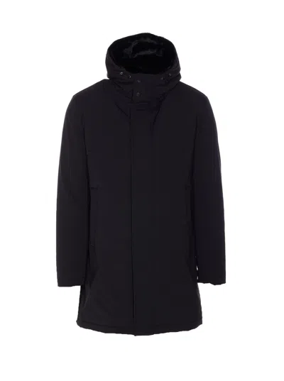 Herno Three-quarter Coats In Black