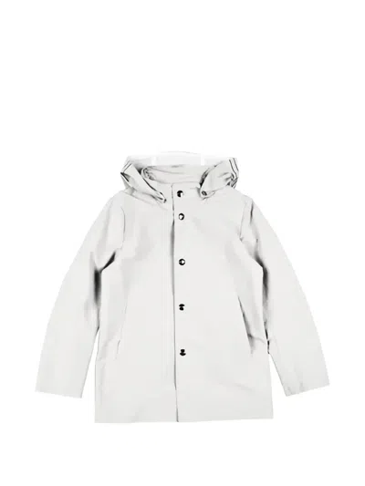 Herno Kids Outerwear Jacket Gc0021b-19339 Open White In Neutrals