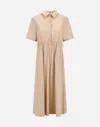 Herno Kleid Aus Light Stretch Nylon In White