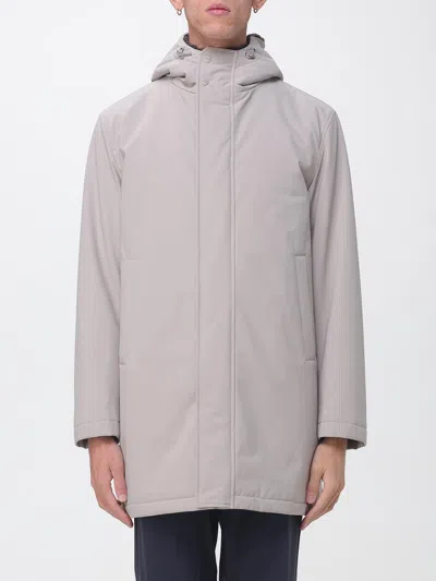 Herno Knee-length Polyester Parka With Adjustable Hood And Fleece Lining In Multi