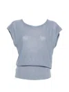 Herno Knit Blouse In Blue