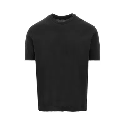 Herno Stretch Jersey T-shirt In Animal Print