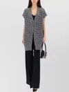 Herno Knit Vest Featuring Short Sleeves In Gray