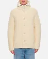 Herno Knitted Bomber Jacket In White