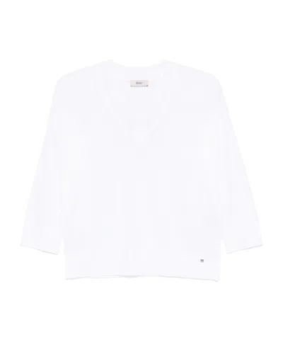 HERNO HERNO V-NECK KNITTED JUMPER