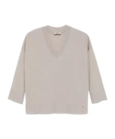 Herno Knitted Jumper In Neutral