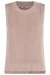 Herno Sleeveless Lightweight Top With Sequins