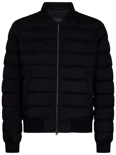 Herno L Aviatore Down Jacket In Black