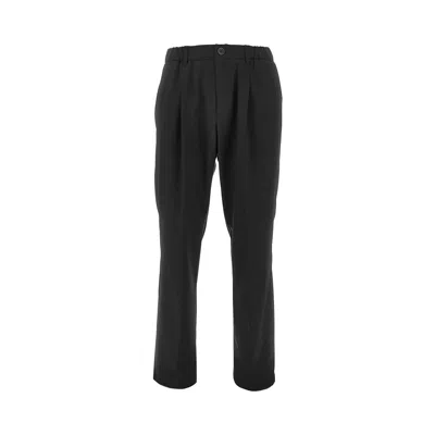 Herno L-blend Pants With Dart In Black