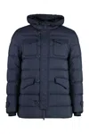 Herno L Eskimo Hooded Nylon Down Jacket In Multi
